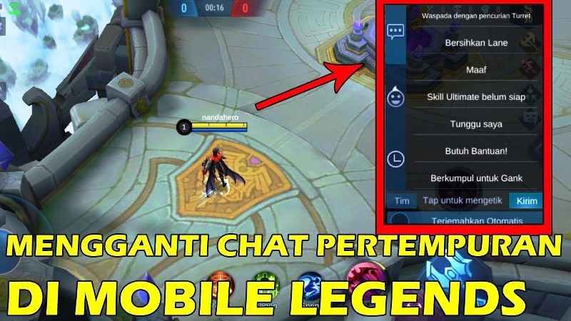Cara Mengubah Chat Pertempuran Mobile Legends